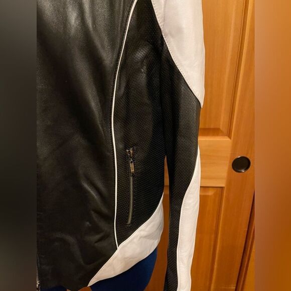 Paolo Santini Leather Biker Jacket - Picture 10 of 11